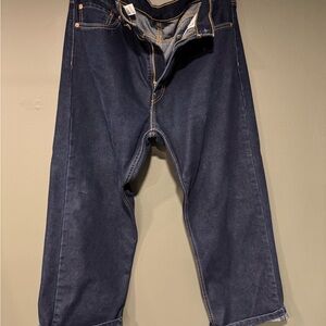 Levi’s Dark Blue 505 Jeans (hemmed) see below